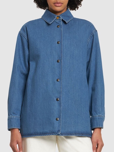 Cotton denim shirt