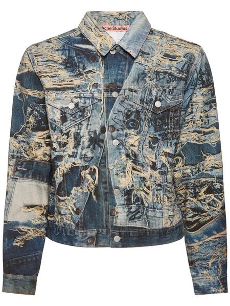 Rye TLO Torn scribble denim jacket