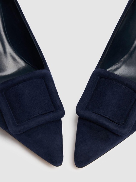50mm Maysale suede pumps