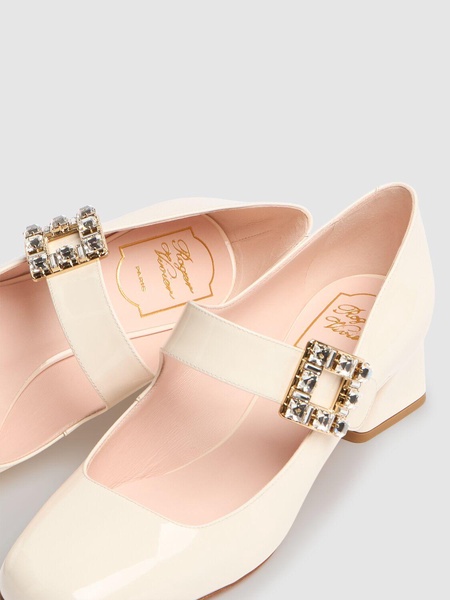 45mm Tres Vivier strass leather pumps