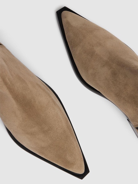 35mm Bekah suede flat boots