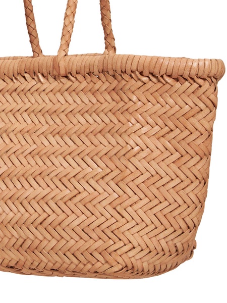 Triple Jump Small leather basket bag