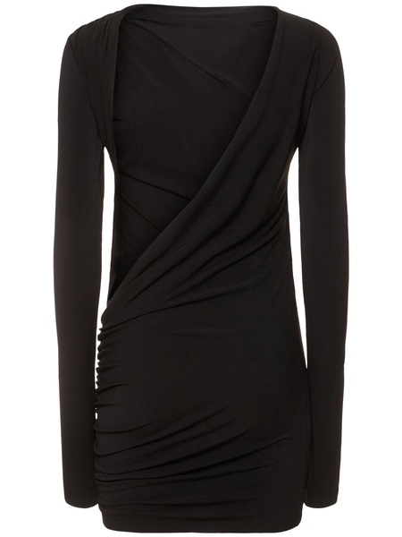 Sophie open back jersey mini dress