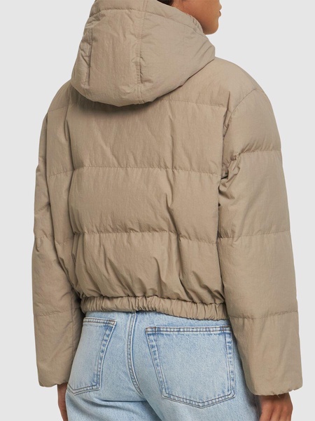 Cotton blend down jacket