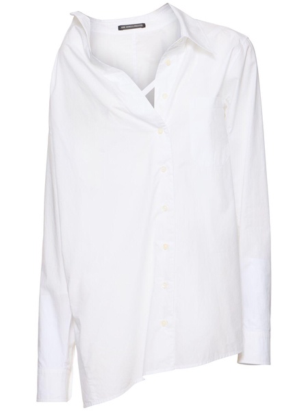 Daria dropped shoulder poplin shirt