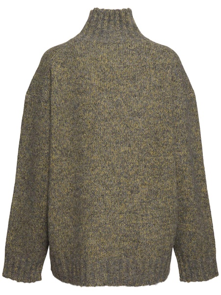 Alpaca blend knit turtleneck sweater