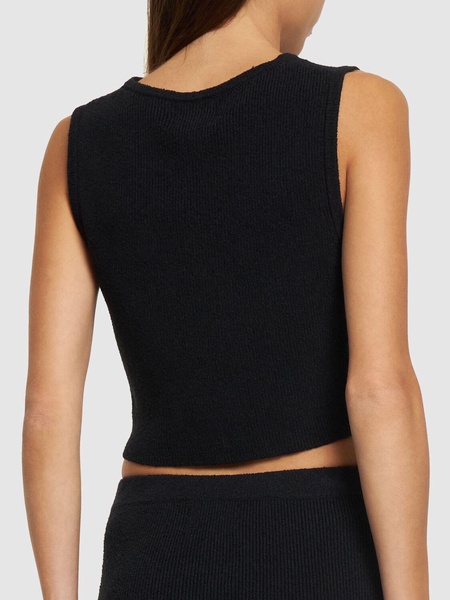 Chace viscose blend crop top