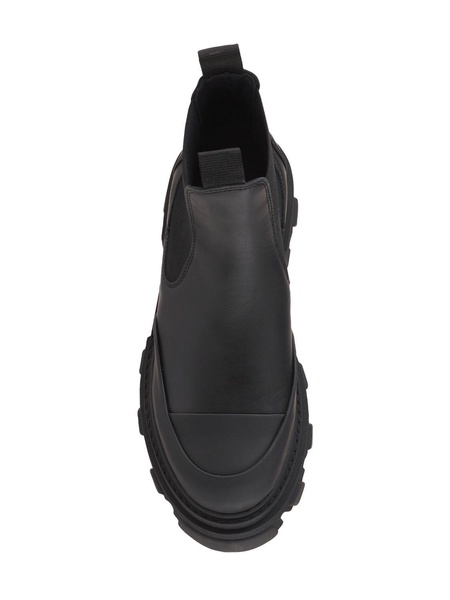 50mm Low leather Chelsea combat boots