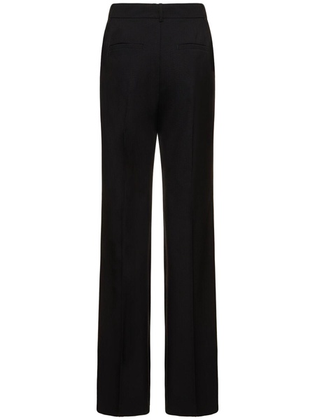 Oxalis stretch wool straight pants