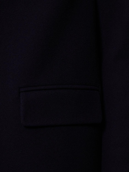 Wool blend long coat
