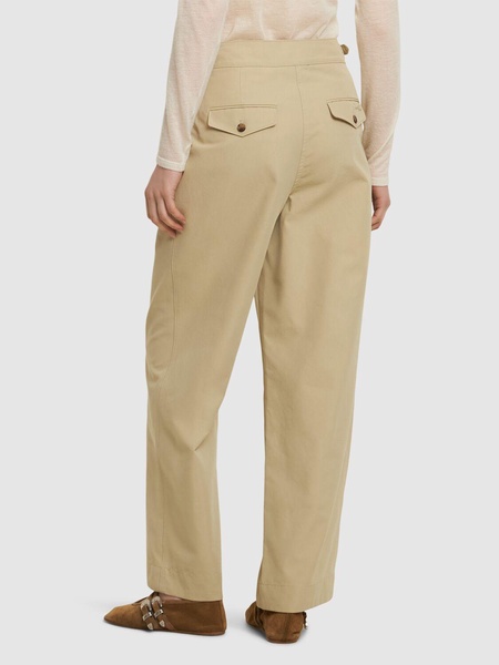 Double pleated pants