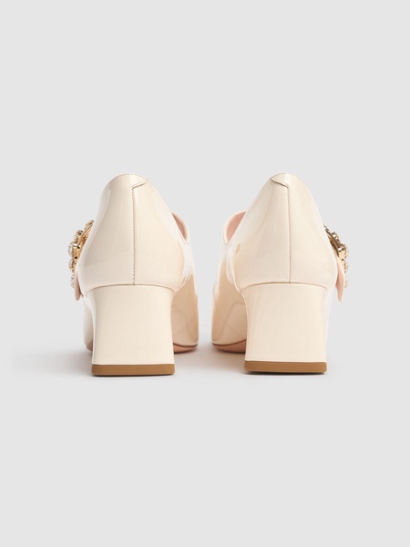 45mm Tres Vivier strass leather pumps