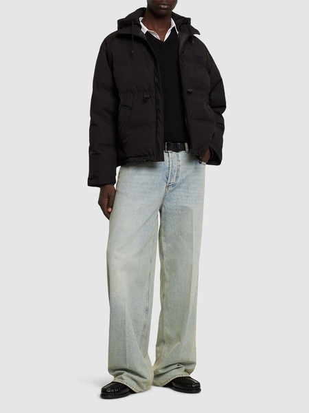 V logo down jacket