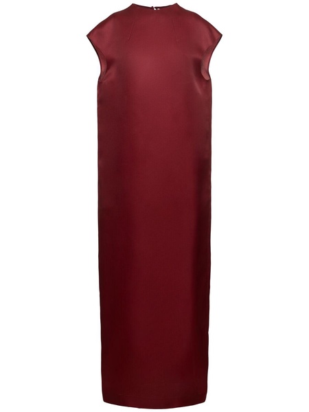Lohan silk satin long dress