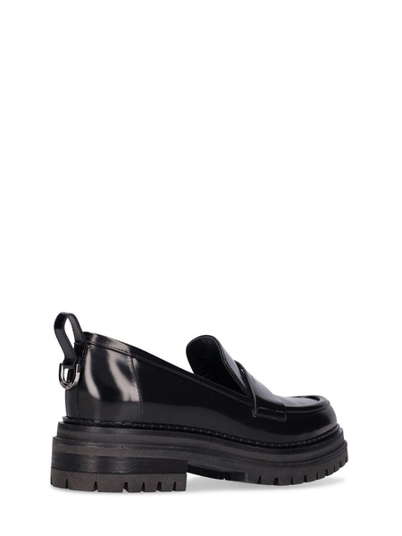 30mm Sr Joan brushed leather loafers