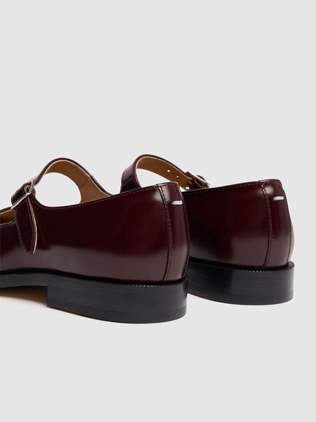 20mm Tabi brushed leather Mary Janes
