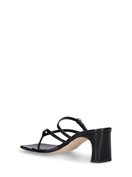 55mm Giselle leather mules