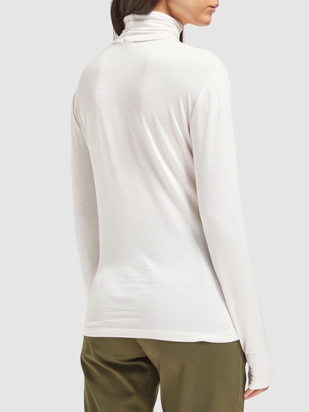 Dede stretch viscose turtleneck top