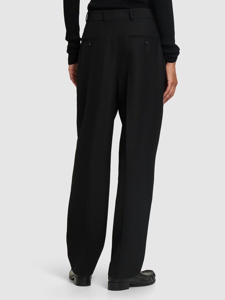 Pleated tailored pants