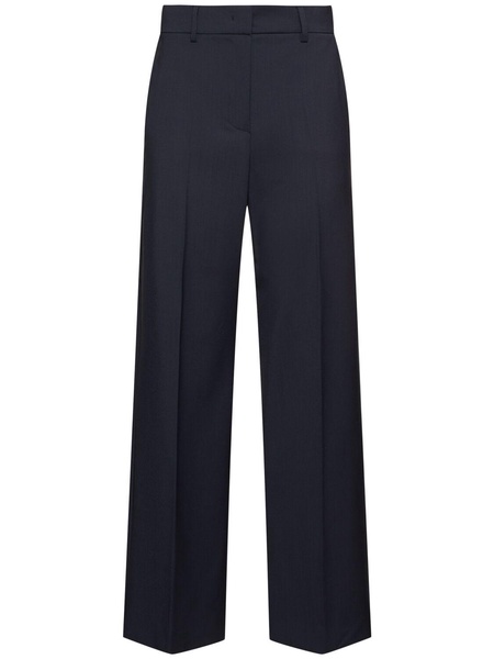 Visivo stretch wool wide pants