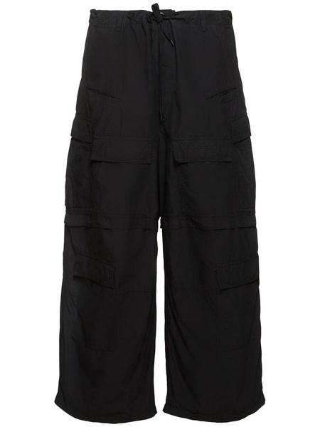 Large cotton blend cargo pants