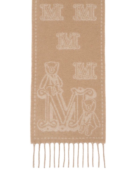Sanima wool jacquard scarf