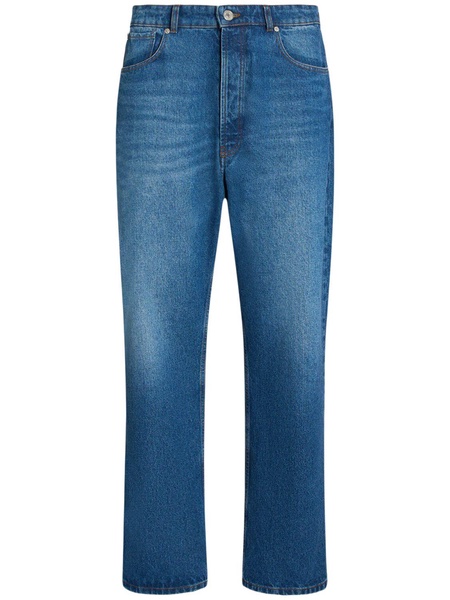 Loose cotton denim jeans