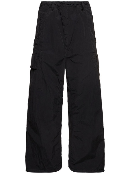 Flatt nylon oversize pants