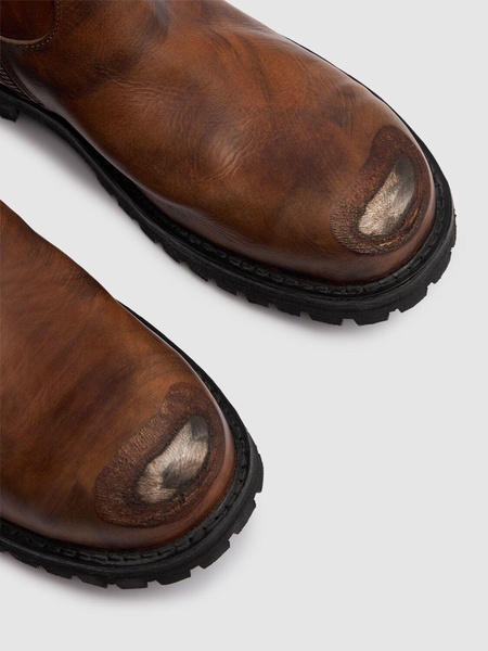 Bork leather ankle boots