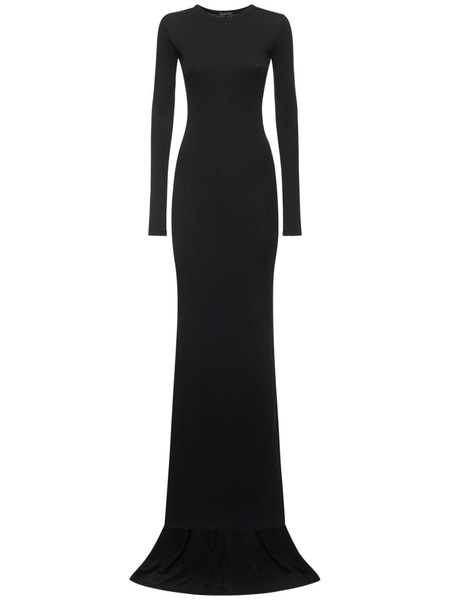 Jesse cotton jersey l/s long dress