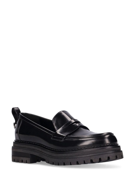 30mm Sr Joan brushed leather loafers