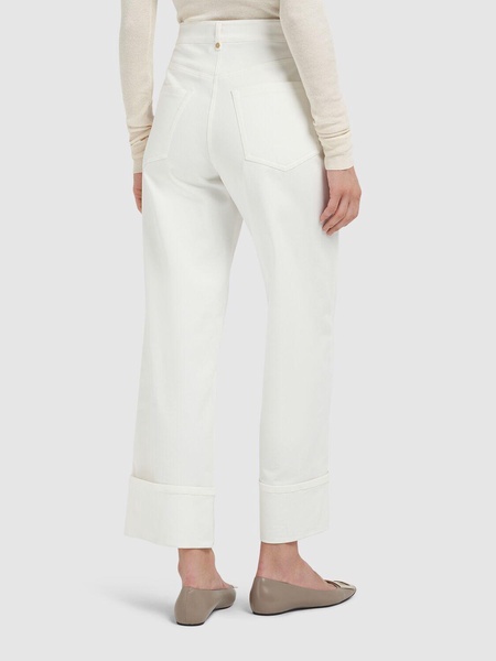 Cervia denim mid-waist cropped jeans