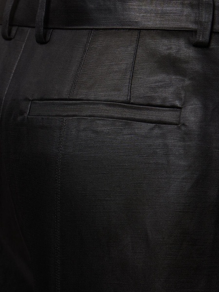 Linen blend balloon pants