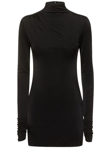 Parker stretch jersey cutout mini dress