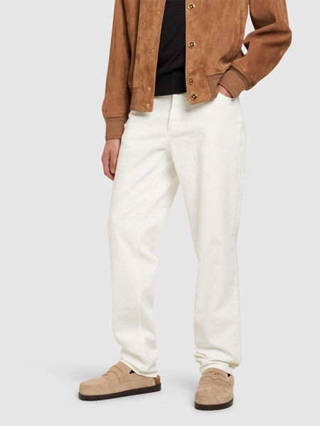 Suede mules