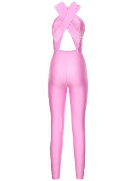 Hola shiny stretch lycra jumpsuit