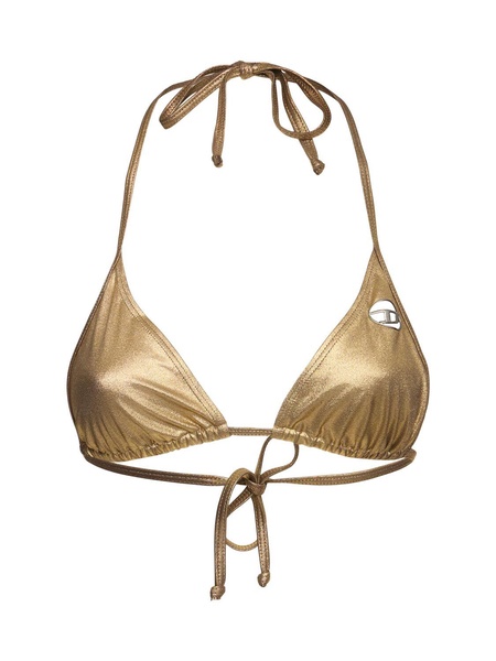 Lady logo triangle bikini top