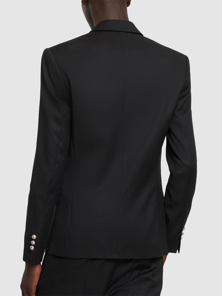 Wool single breasted blazer