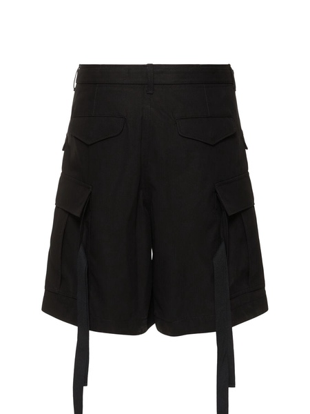 Cotton twill shorts