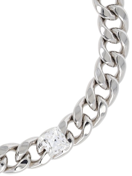 Chain crystal pendant necklace