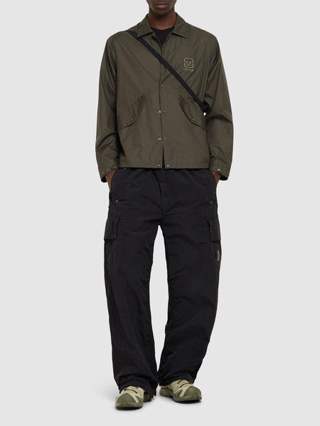 Flatt nylon oversize pants