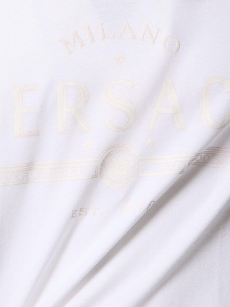 Compact cotton jersey t-shirt