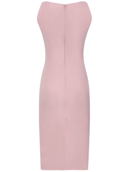Sleeveless satin bustier mini dress