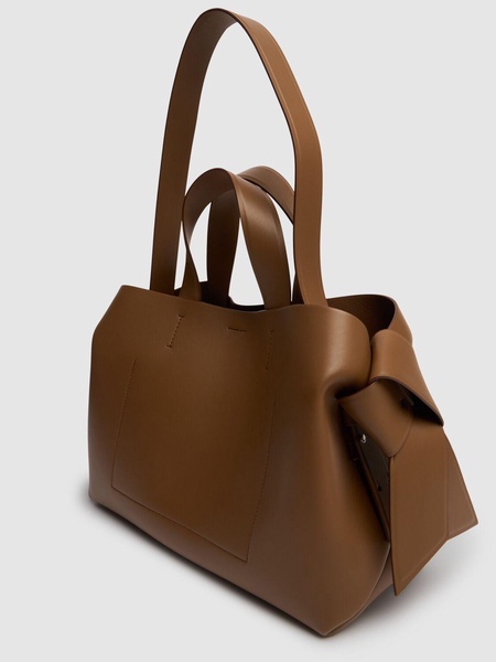 Musubi leather tote bag