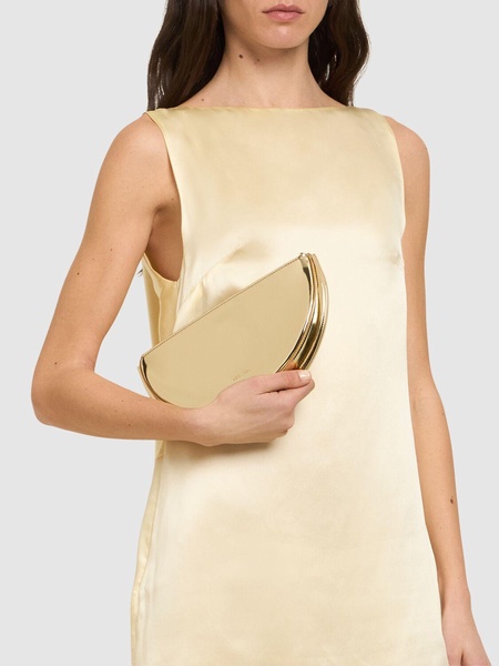 Mini Purist mirrored leather pouch
