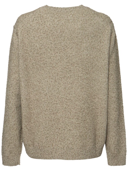 Wool & cotton crewneck sweater