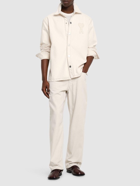 ADC logo cotton denim overshirt