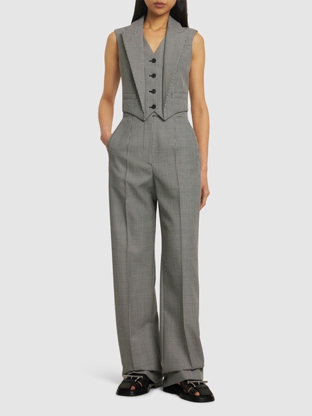 Wool & mohair pants