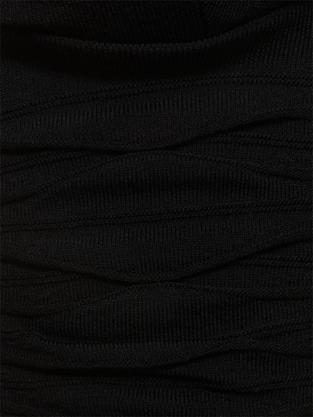 X Ray knit viscose crop top