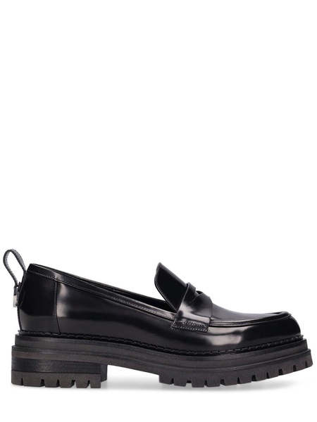 30mm Sr Joan brushed leather loafers